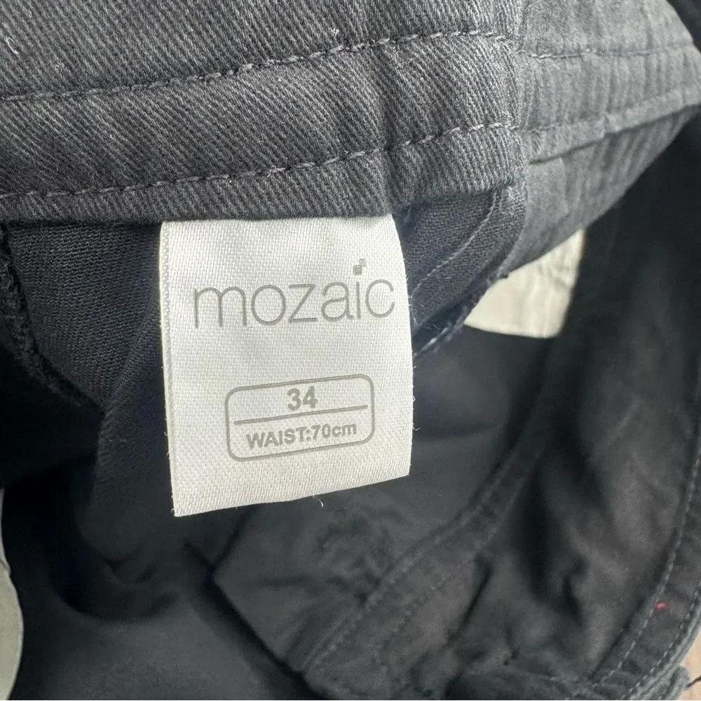 3For$20 Mozaic Black Shorts NWT size 34